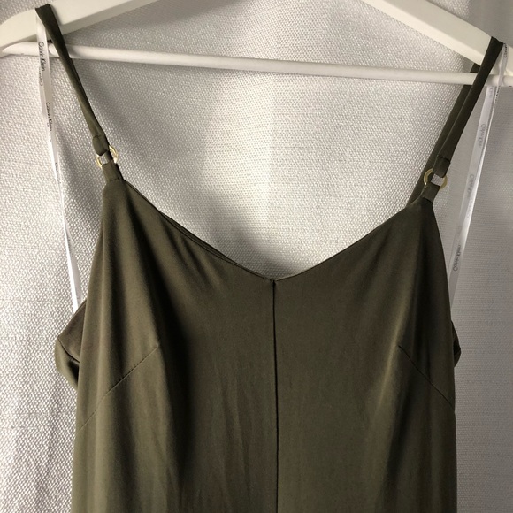 Calvin Klein Green Dress Size 2 - Picture 3 of 5